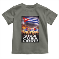 Viva Cuba Libre Toddler T Shirt Cuban Freedom Protest