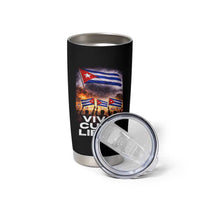Viva Cuba Libre Tumbler Cup Cuban Freedom Protest