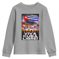 Viva Cuba Libre Youth Sweatshirt Cuban Freedom Protest