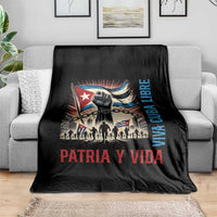 Cuban American Pride Throw Blanket Viva Cuba Libre Supporter