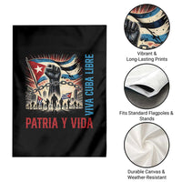 Cuban American Pride Garden Flag Viva Cuba Libre Supporter
