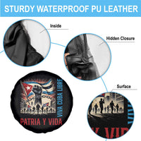 Cuban American Pride Spare Tire Cover Viva Cuba Libre Supporter