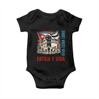 Cuban American Pride Baby Onesie Viva Cuba Libre Supporter