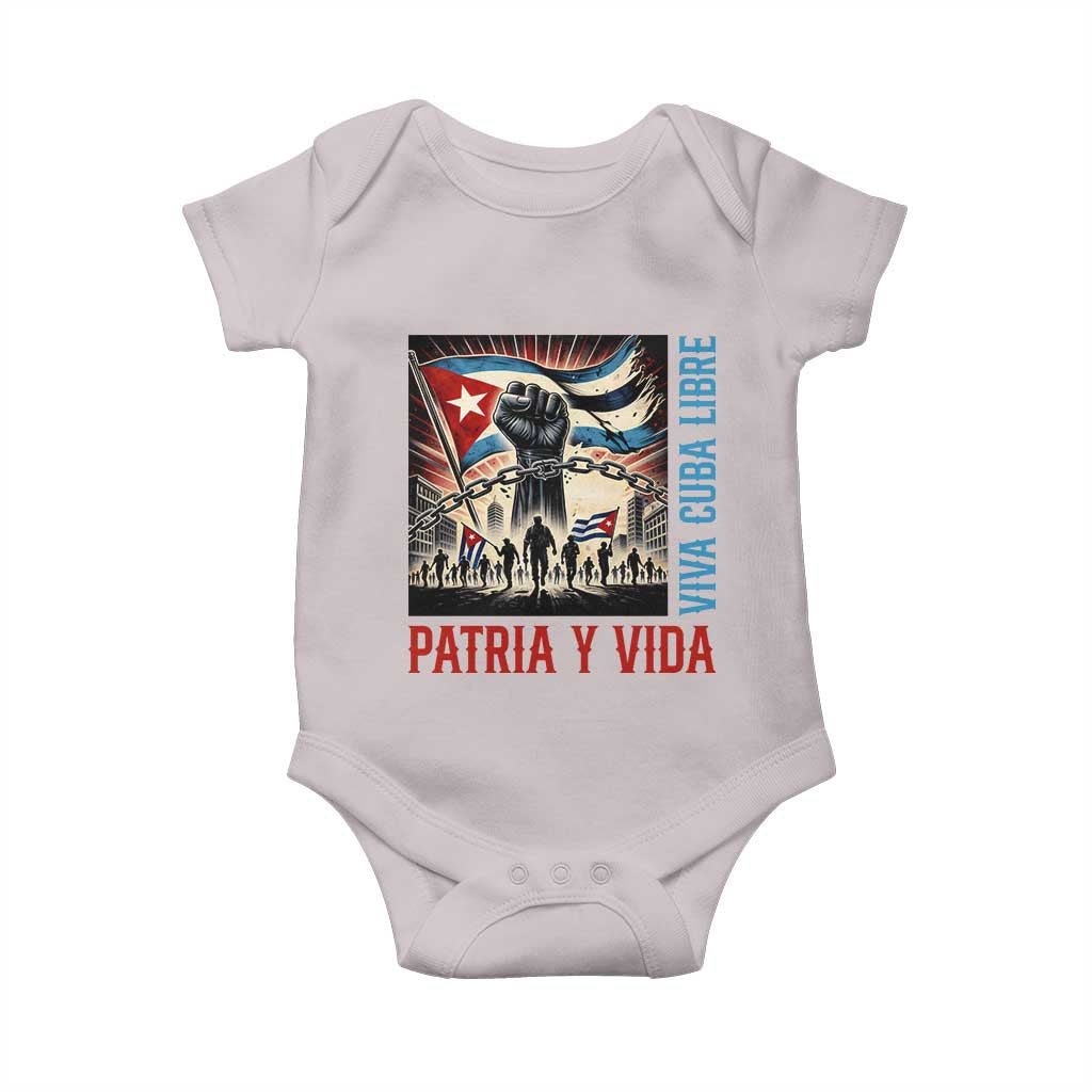 Cuban American Pride Baby Onesie Viva Cuba Libre Supporter