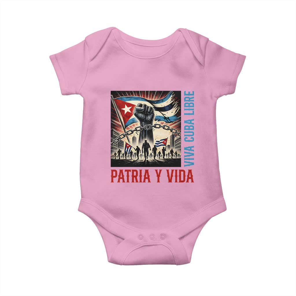 Cuban American Pride Baby Onesie Viva Cuba Libre Supporter