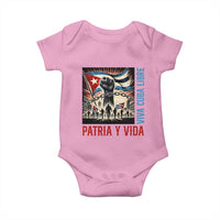 Cuban American Pride Baby Onesie Viva Cuba Libre Supporter