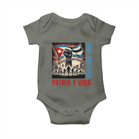 Cuban American Pride Baby Onesie Viva Cuba Libre Supporter