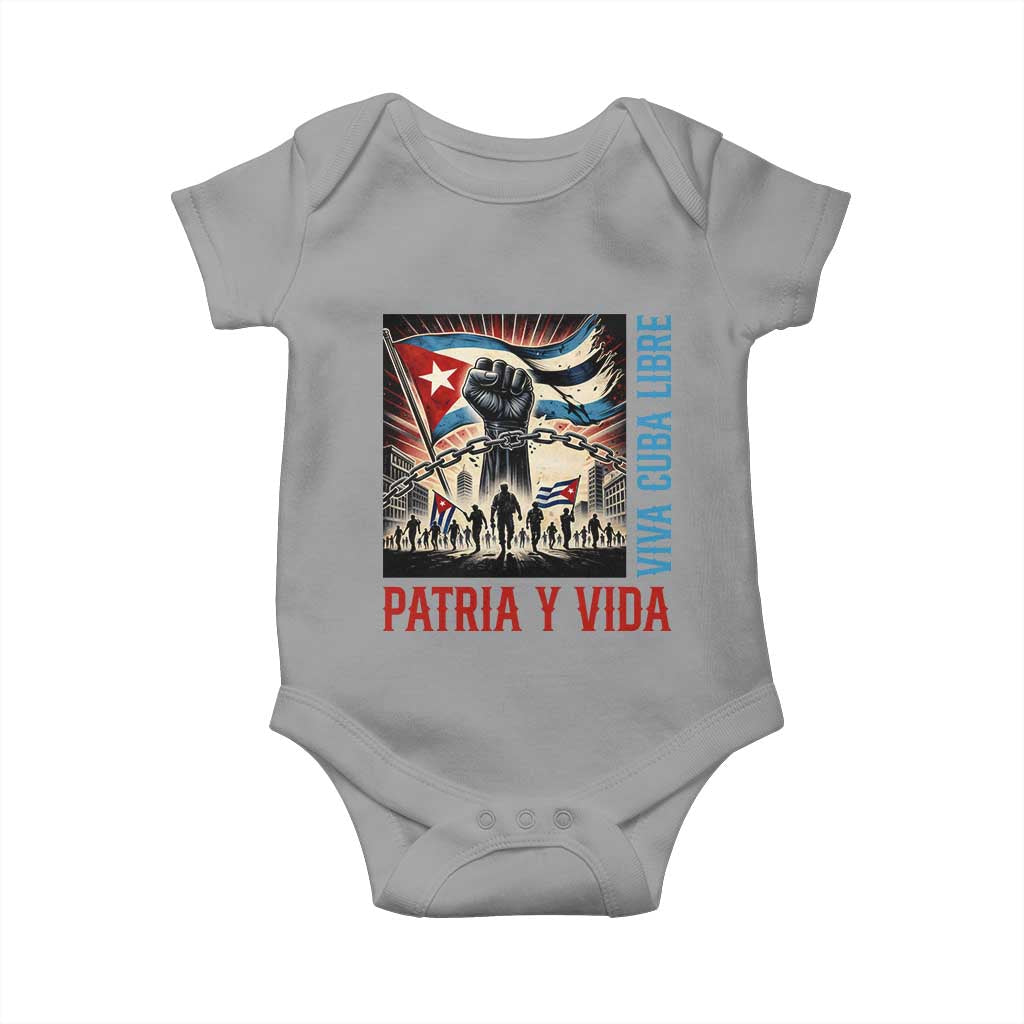 Cuban American Pride Baby Onesie Viva Cuba Libre Supporter