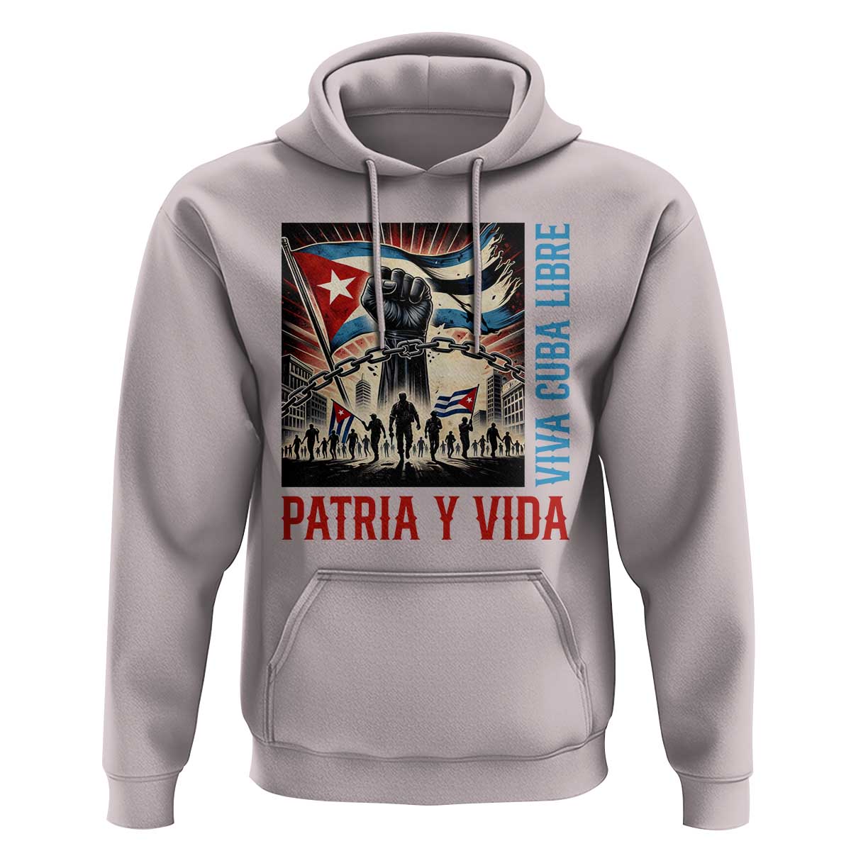 Cuban American Pride Hoodie Viva Cuba Libre Supporter