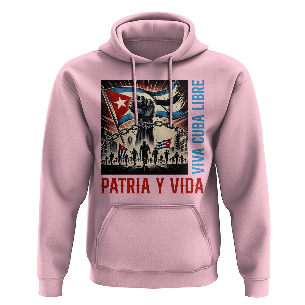 Cuban American Pride Hoodie Viva Cuba Libre Supporter