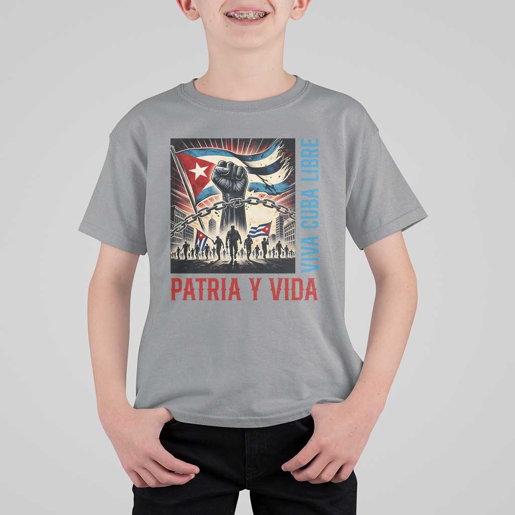 Cuban American Pride T Shirt For Kid Viva Cuba Libre Supporter