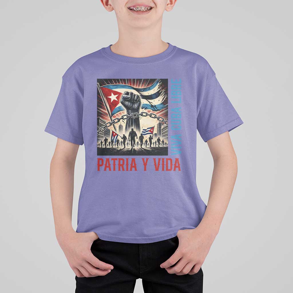 Cuban American Pride T Shirt For Kid Viva Cuba Libre Supporter