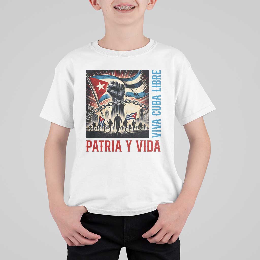 Cuban American Pride T Shirt For Kid Viva Cuba Libre Supporter