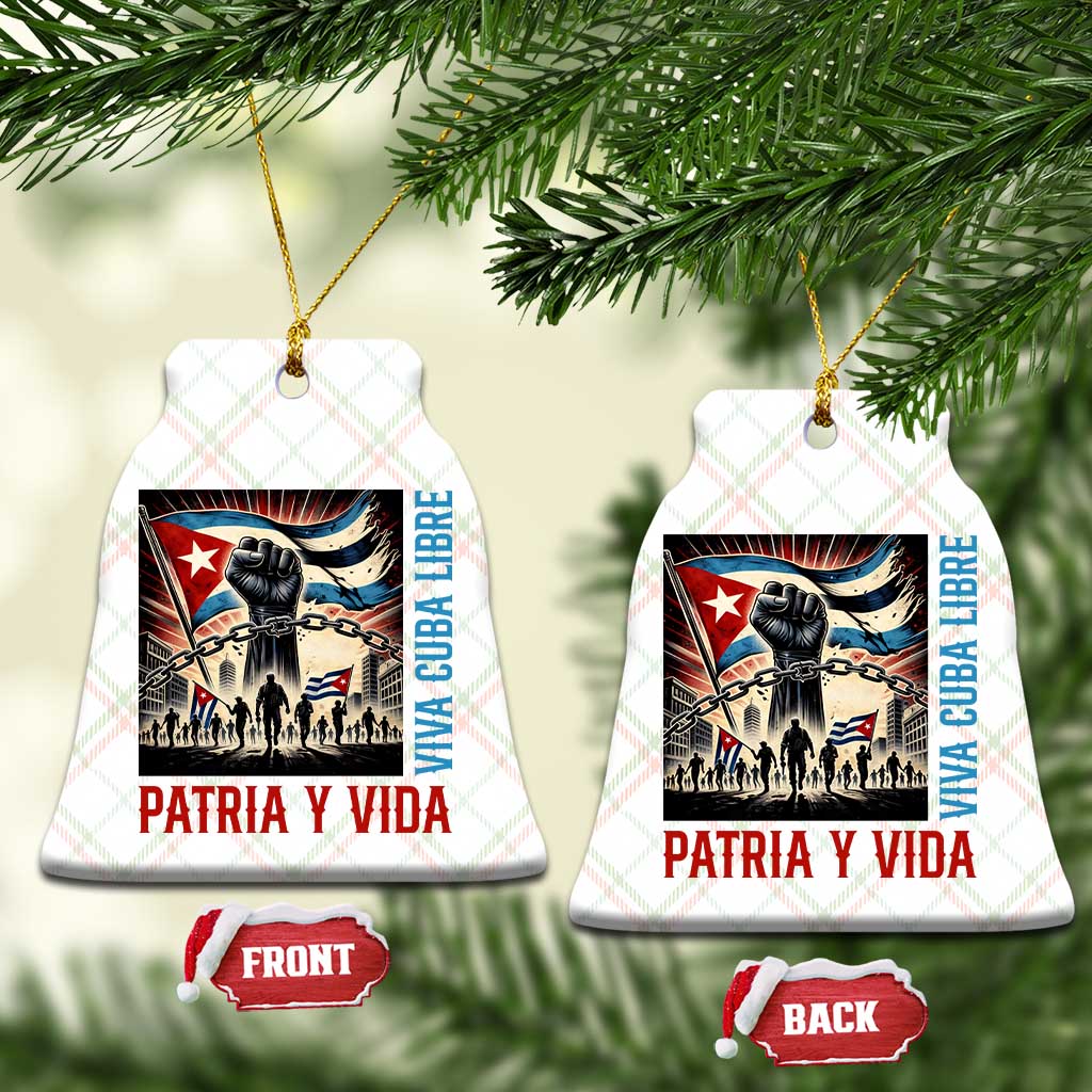Cuban American Pride Ceramic Ornament Viva Cuba Libre Supporter
