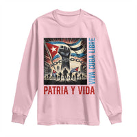 Cuban American Pride Long Sleeve Shirt Viva Cuba Libre Supporter