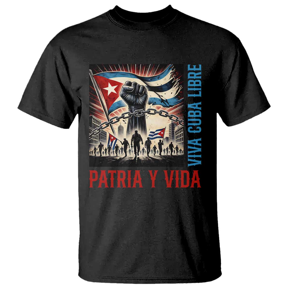 Cuban American Pride T Shirt Viva Cuba Libre Supporter