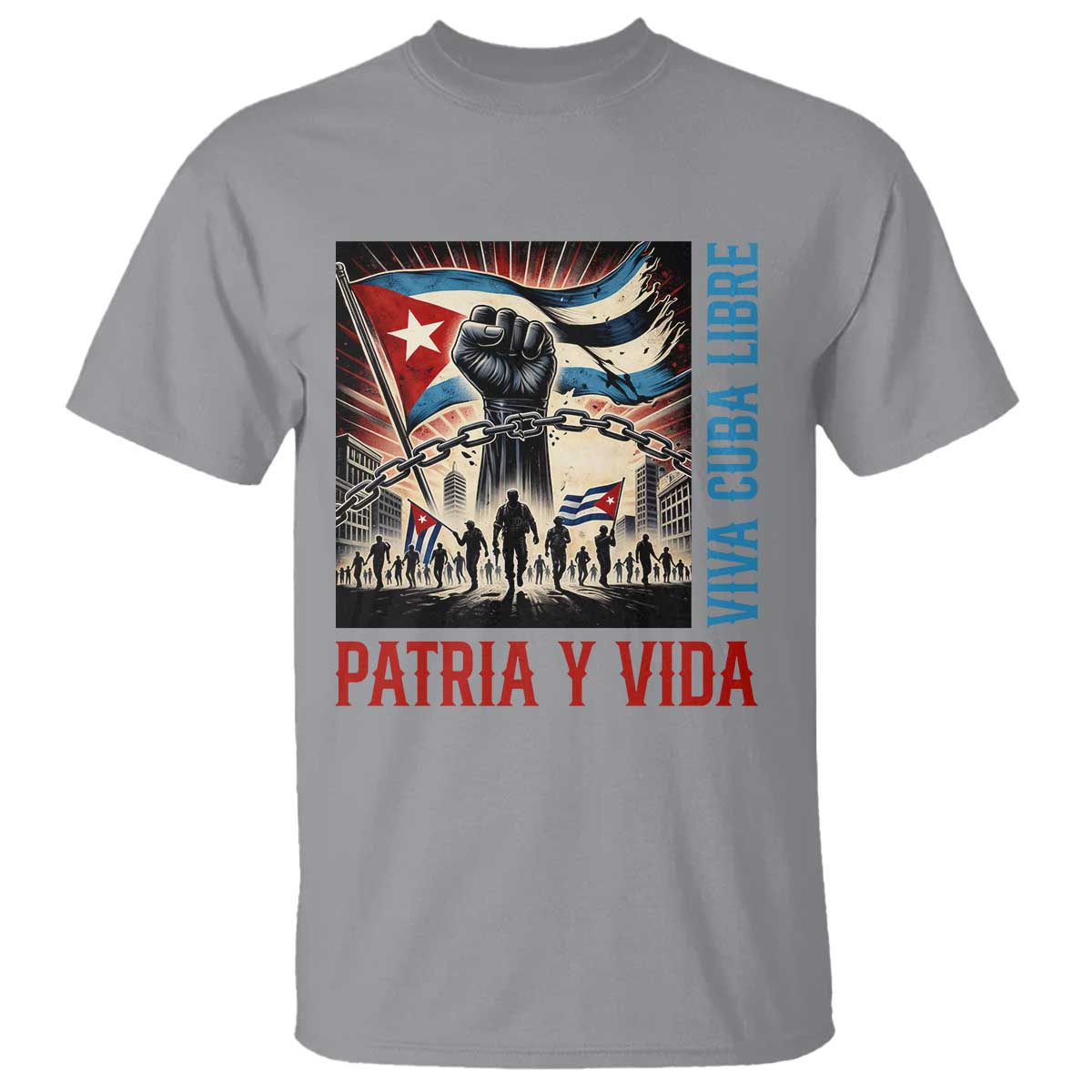 Cuban American Pride T Shirt Viva Cuba Libre Supporter