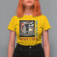 Cuban American Pride T Shirt For Women Viva Cuba Libre Supporter