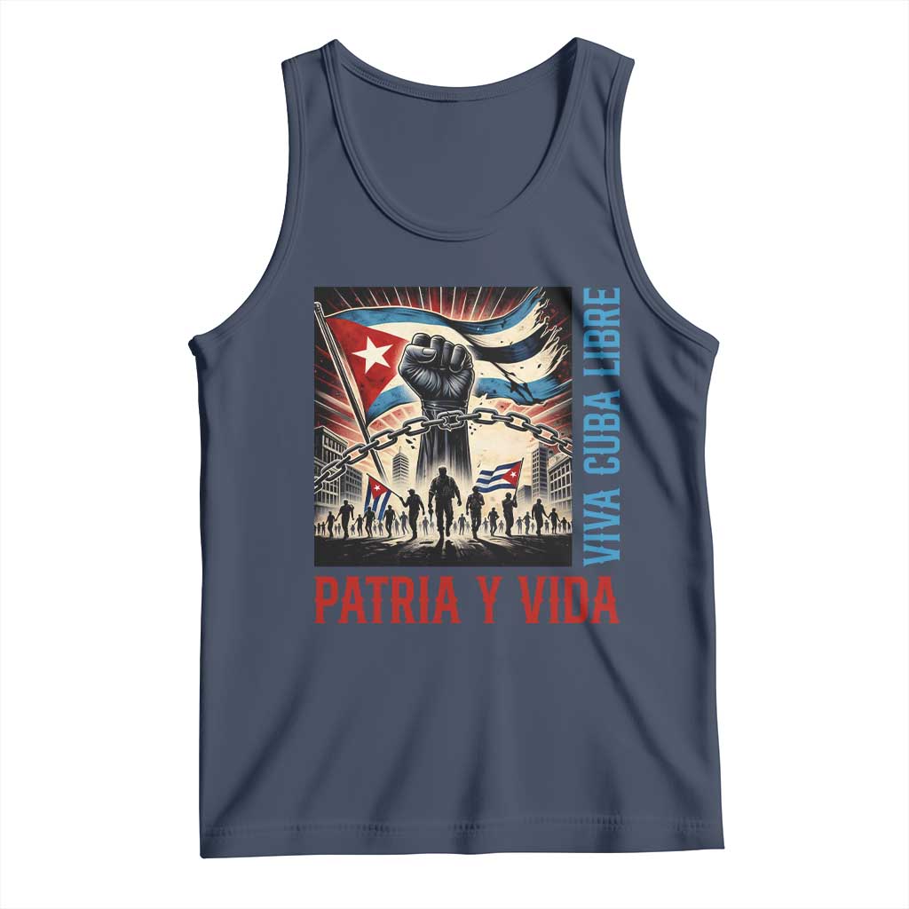 Cuban American Pride Tank Top Viva Cuba Libre Supporter