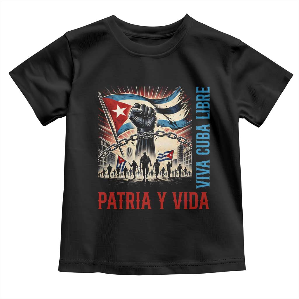 Cuban American Pride Toddler T Shirt Viva Cuba Libre Supporter