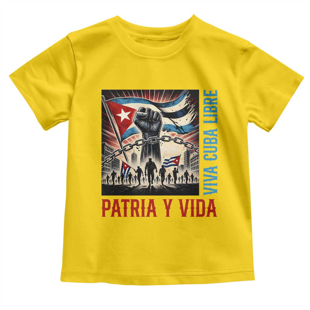 Cuban American Pride Toddler T Shirt Viva Cuba Libre Supporter