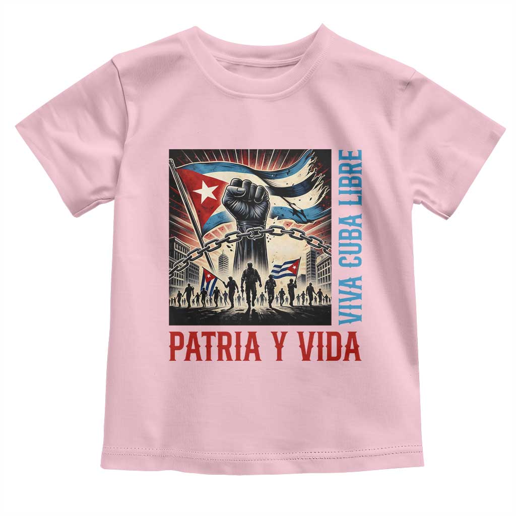 Cuban American Pride Toddler T Shirt Viva Cuba Libre Supporter