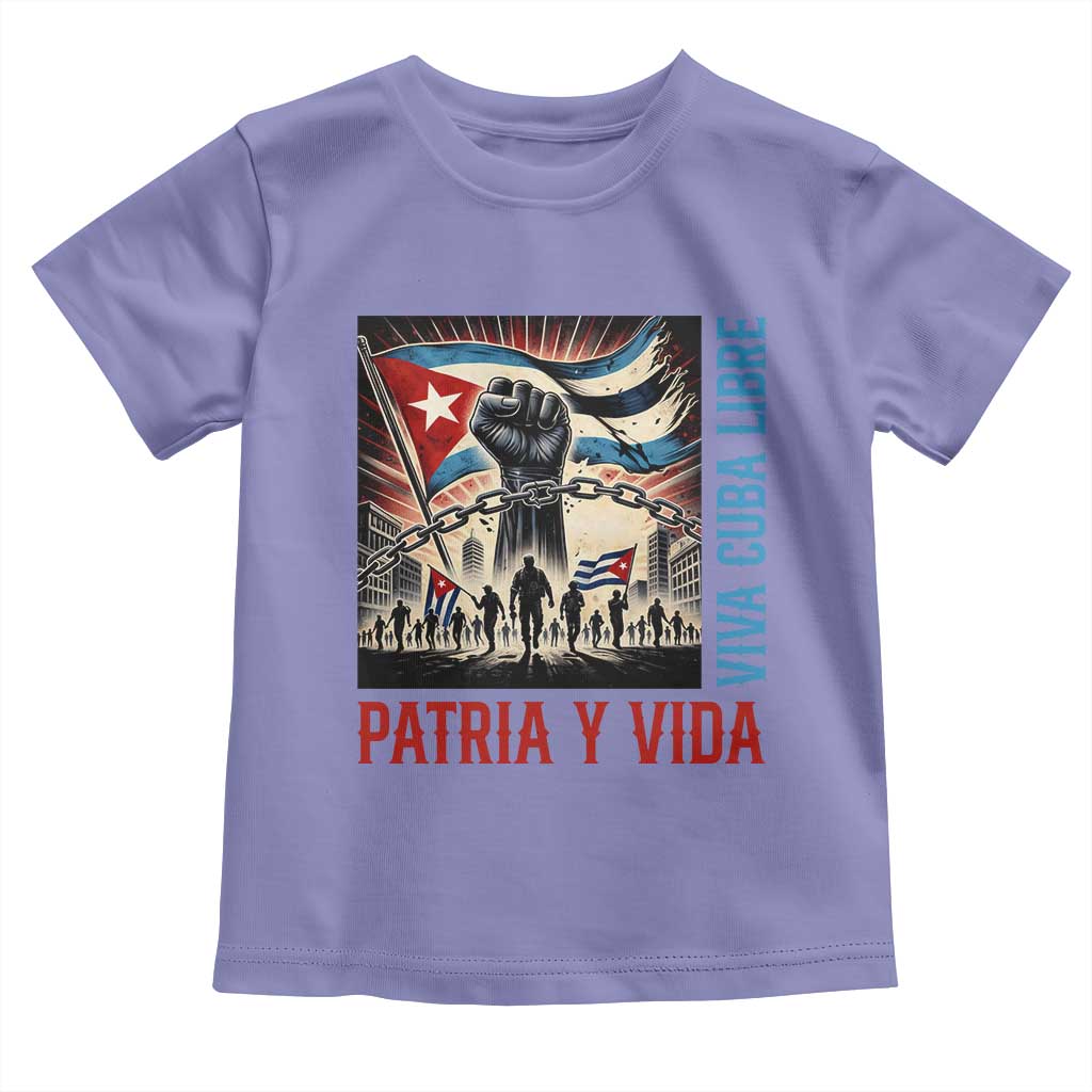 Cuban American Pride Toddler T Shirt Viva Cuba Libre Supporter