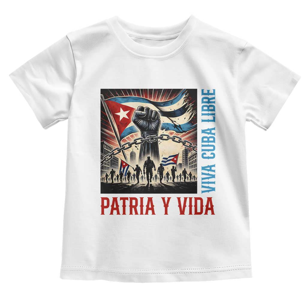Cuban American Pride Toddler T Shirt Viva Cuba Libre Supporter