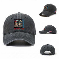 Cuban American Pride Washed Cotton Baseball Cap Viva Cuba Libre Supporter
