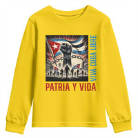 Cuban American Pride Youth Sweatshirt Viva Cuba Libre Supporter