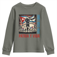 Cuban American Pride Youth Sweatshirt Viva Cuba Libre Supporter