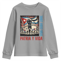 Cuban American Pride Youth Sweatshirt Viva Cuba Libre Supporter