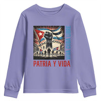 Cuban American Pride Youth Sweatshirt Viva Cuba Libre Supporter