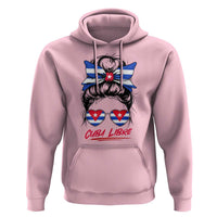 Cuba Libre Hoodie Messy Bun Cuban Woman Sunglasses