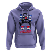 Cuba Libre Hoodie Messy Bun Cuban Woman Sunglasses
