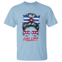 Cuba Libre T Shirt Messy Bun Cuban Woman Sunglasses