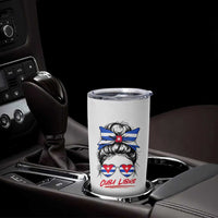 Cuba Libre Tumbler Cup Messy Bun Cuban Woman Sunglasses