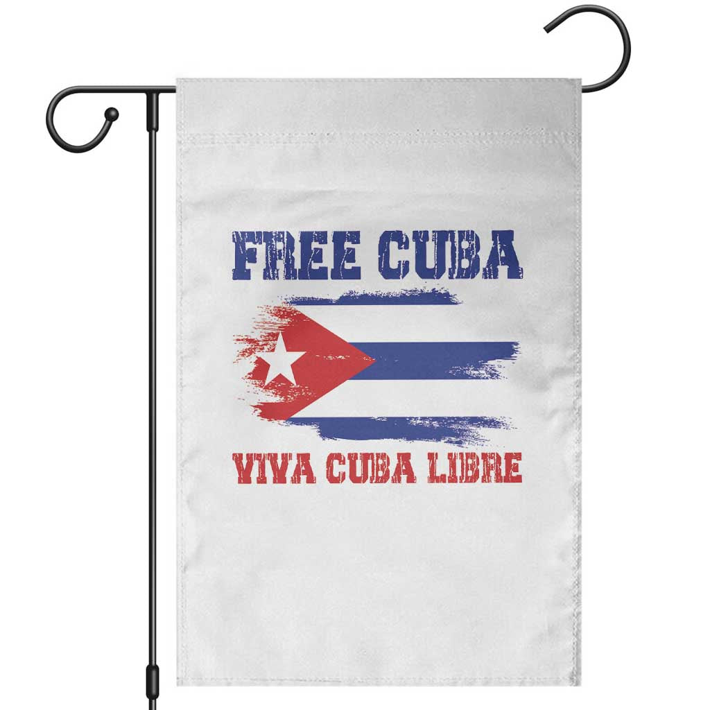 Cuban American Pride Garden Flag Freedom For Cuba