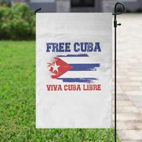 Cuban American Pride Garden Flag Freedom For Cuba