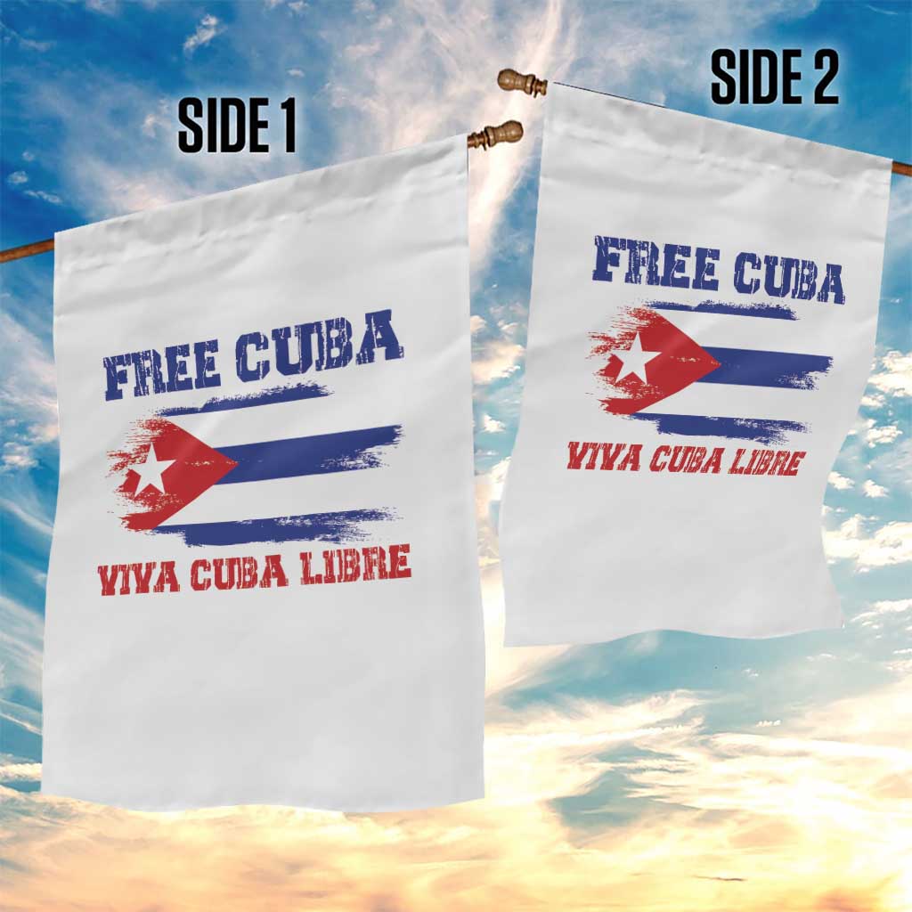 Cuban American Pride Garden Flag Freedom For Cuba