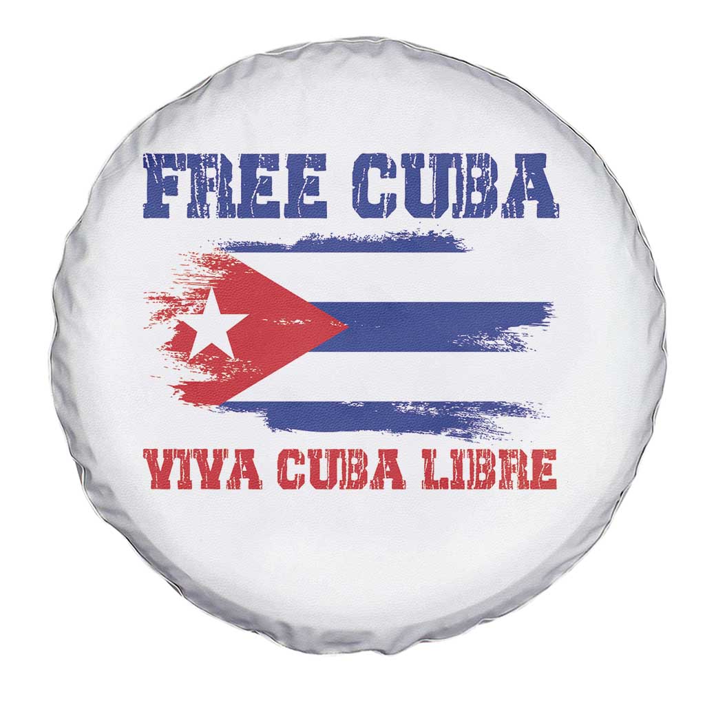 Cuban American Pride Spare Tire Cover Freedom For Cuba