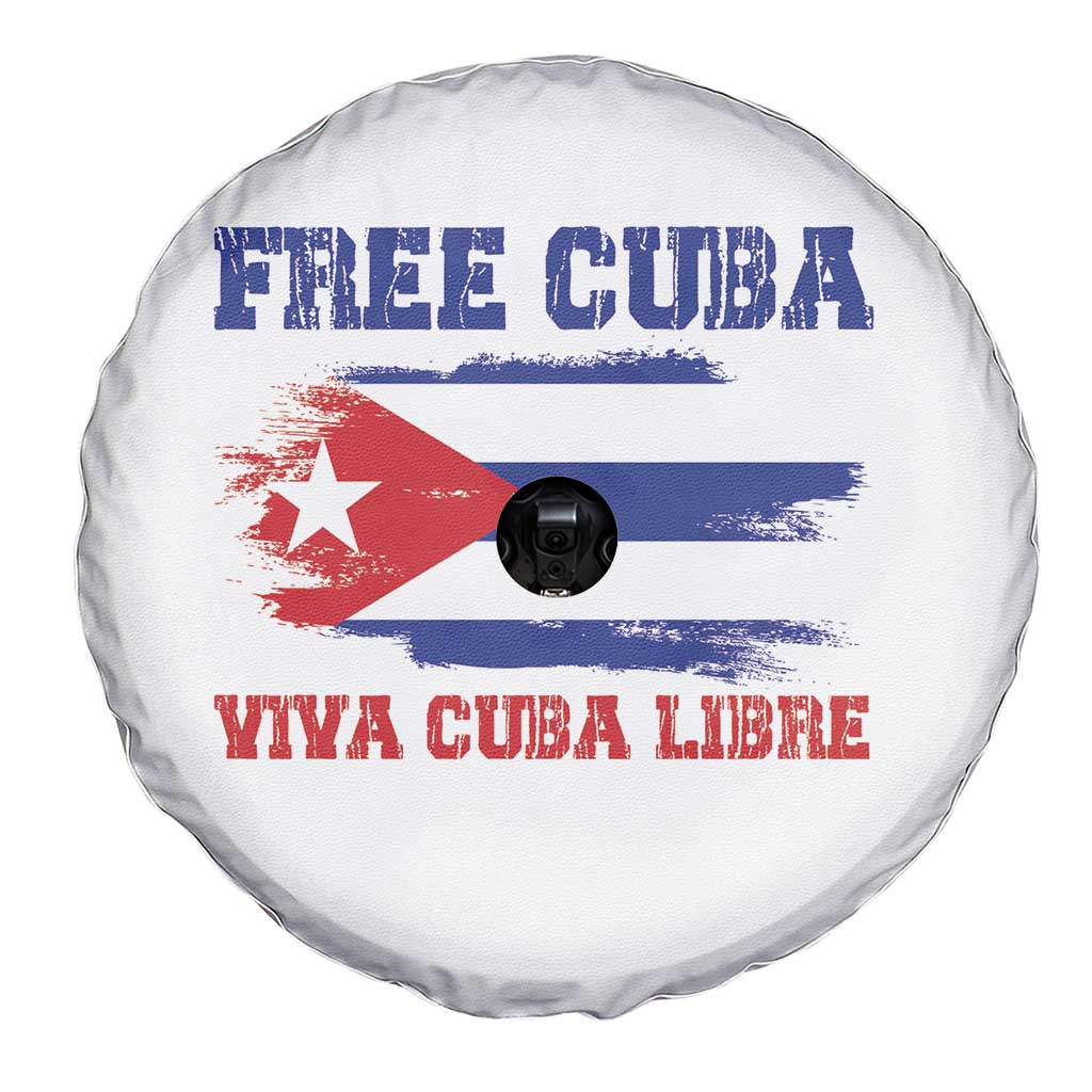 Cuban American Pride Spare Tire Cover Freedom For Cuba