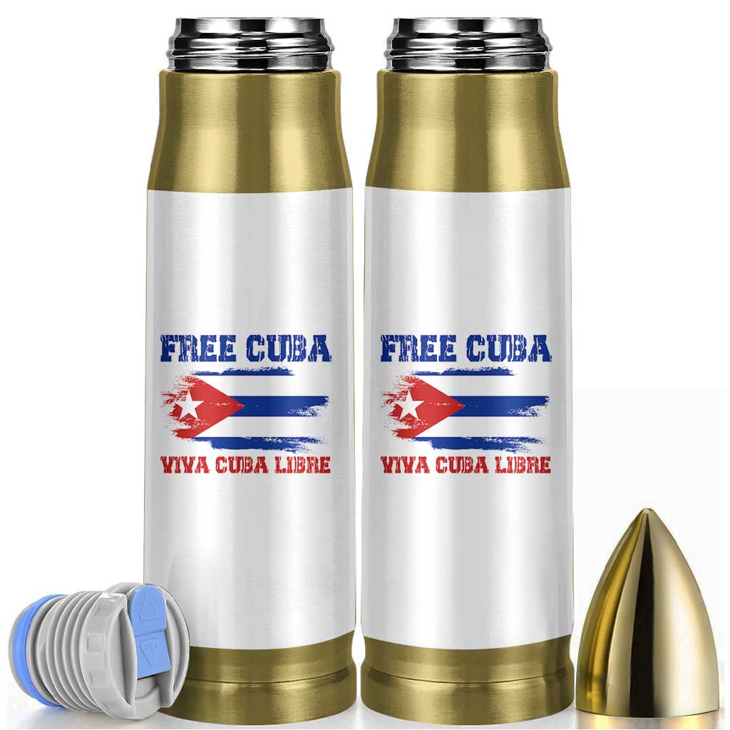 Cuban American Pride Bullet Tumbler Freedom For Cuba