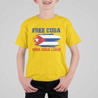 Cuban American Pride T Shirt For Kid Freedom For Cuba