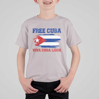 Cuban American Pride T Shirt For Kid Freedom For Cuba