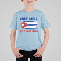 Cuban American Pride T Shirt For Kid Freedom For Cuba