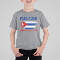 Cuban American Pride T Shirt For Kid Freedom For Cuba
