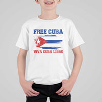 Cuban American Pride T Shirt For Kid Freedom For Cuba