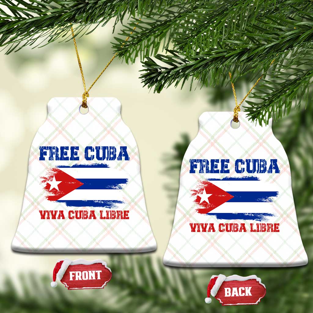 Cuban American Pride Ceramic Ornament Freedom For Cuba