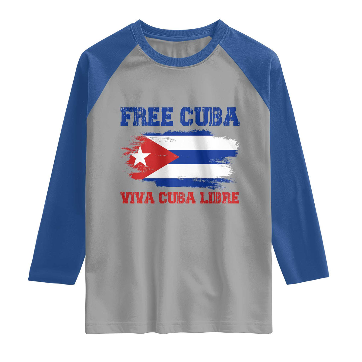 Cuban American Pride Raglan Shirt Freedom For Cuba